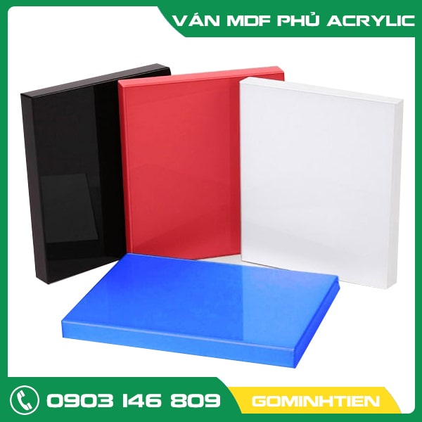 ván MDF phủ acrylic
